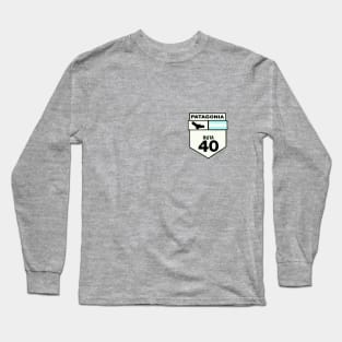 Ruta 40 road sign Long Sleeve T-Shirt